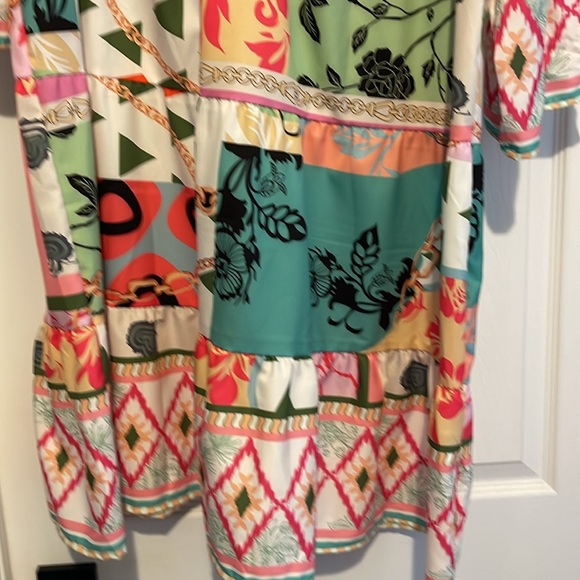 Shein dress size large with bonus necklace and earrings new - Picture 3 of 9